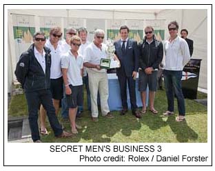 SECRET MEN'S BUSINESS 3, Photo credit: Rolex / Daniel Forster